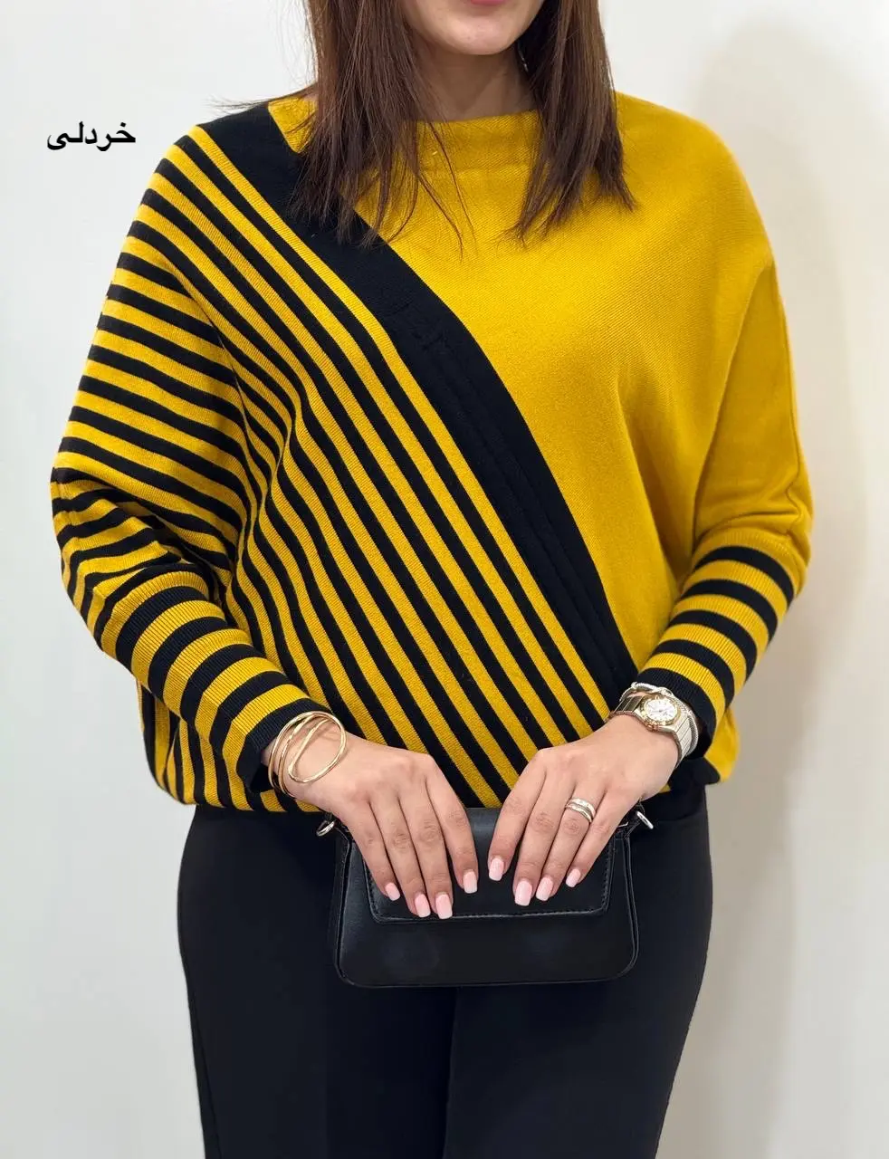 بافت گپ راه راه آنوش